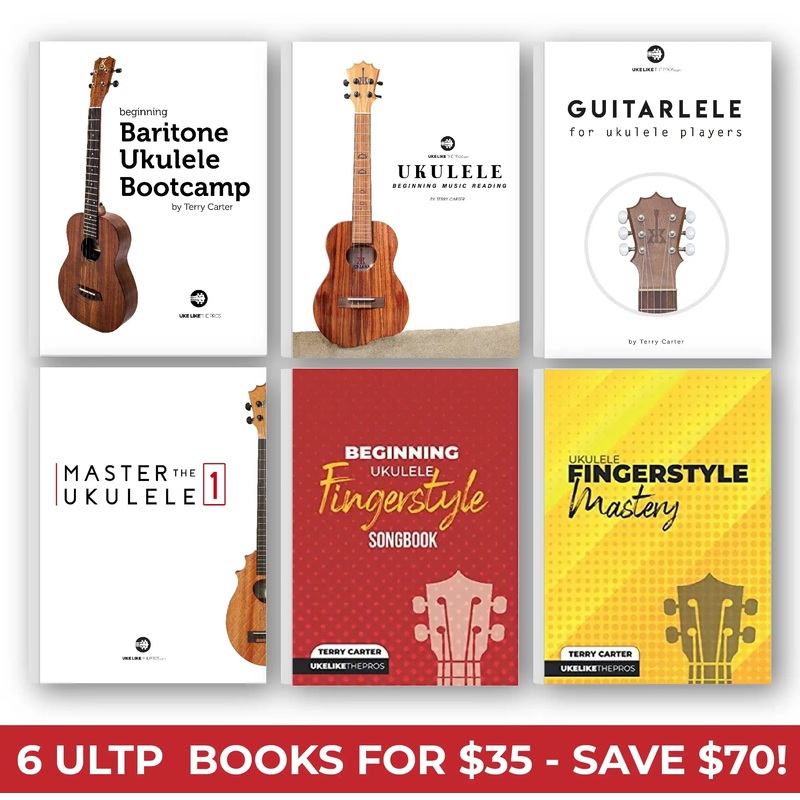 ULTP Books Special Sale - Buy All 6 Ukulele Books for $35!