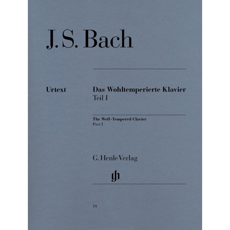 Well Tempered Clavier Bk 1 Urtext