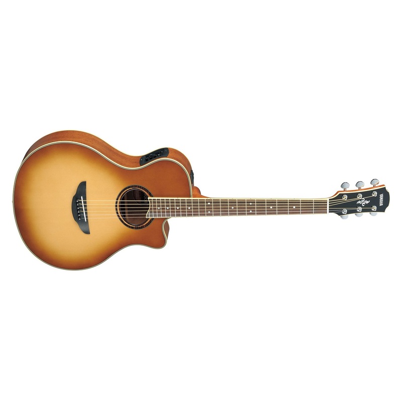 Yamaha APX700II SDB Thin-Line 6-String RH Acoustic Electric Guitar-Sandburst