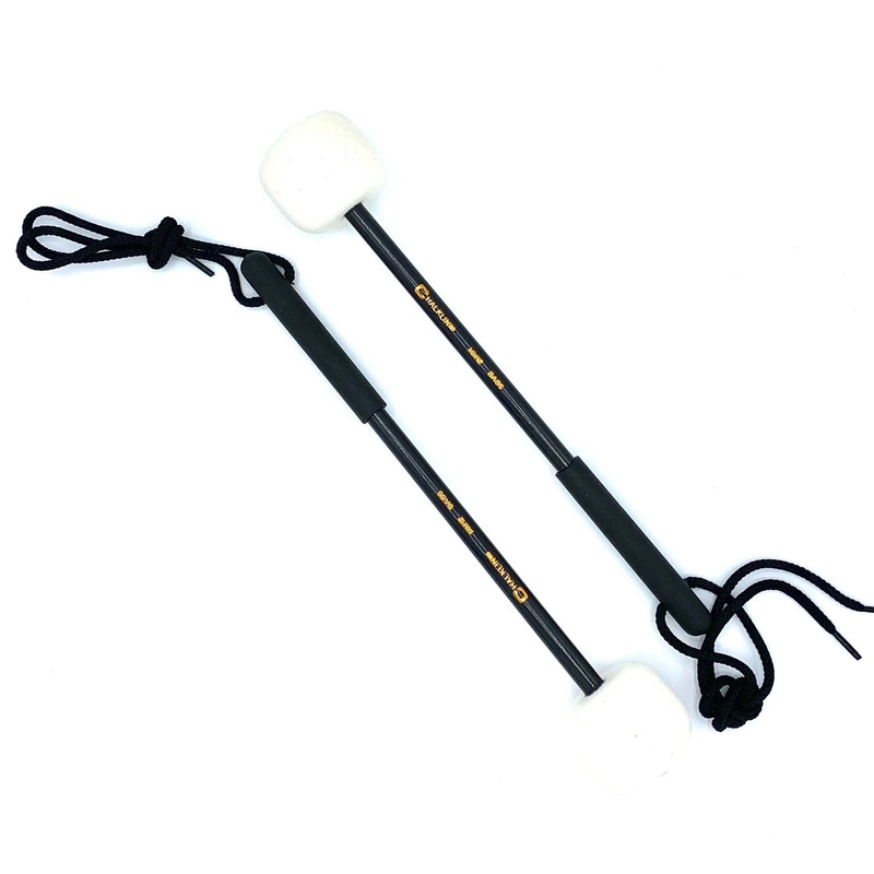 Chalklin Marching Bass Drum Mallet - 65mm Solid Felt Head with Nylon Shaft and Thonged Grip (MM12)