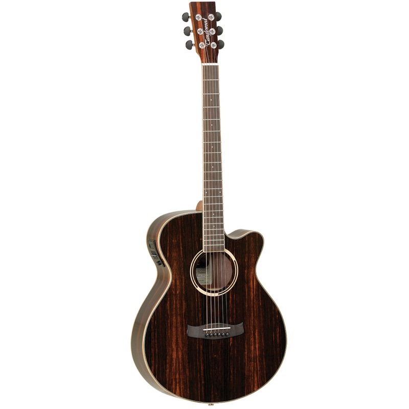 Tanglewood TDBTSFCEAEB Discovery Exotic Superfolk C/E All Ebony
