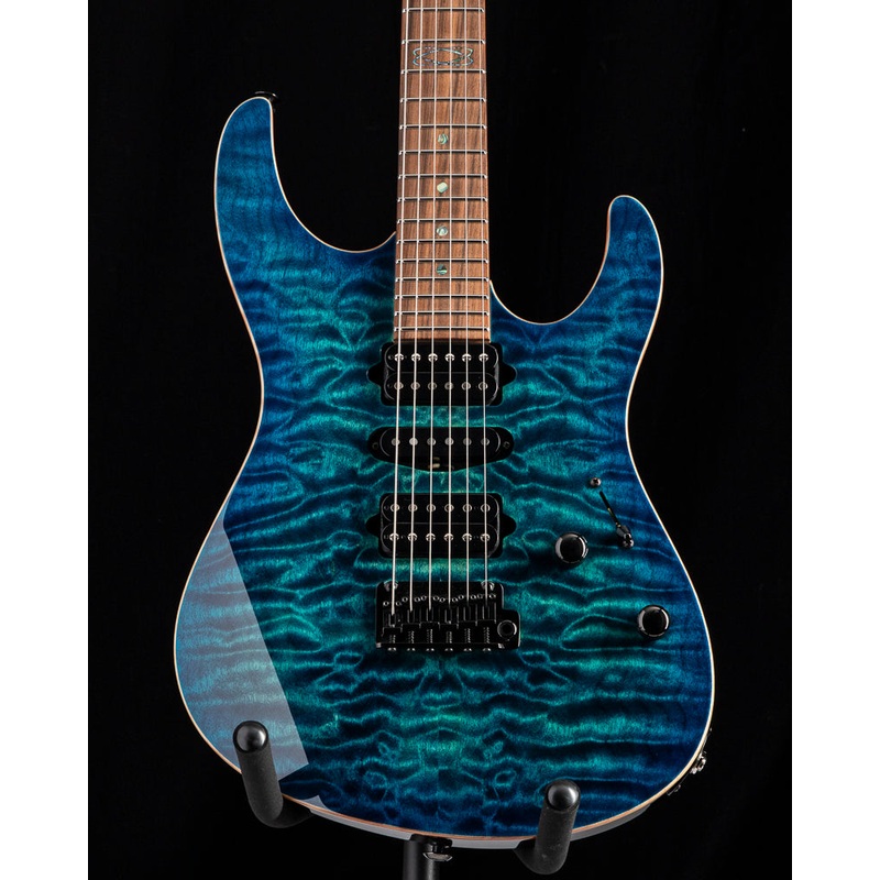 Used Suhr Custom Modern Aqua Blue Burst