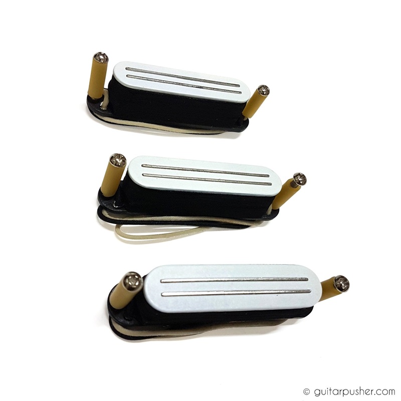 Bareknuckle Cobra Calibrated Set, 6-string Flat Profile, White