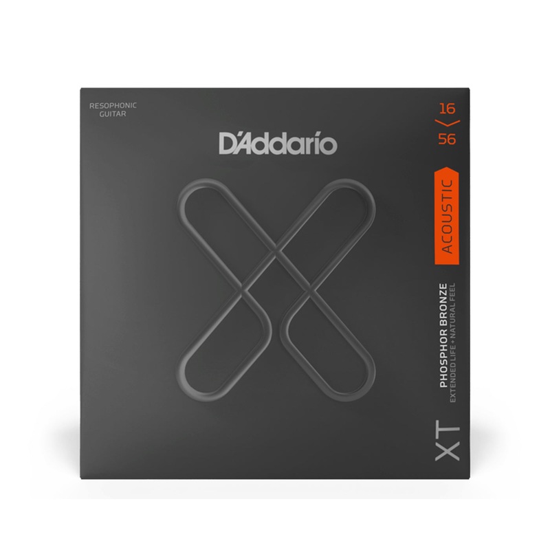 D'Addario XT16/56 Phosphor Bronze Medium Coated Resophonic Guitar Strings