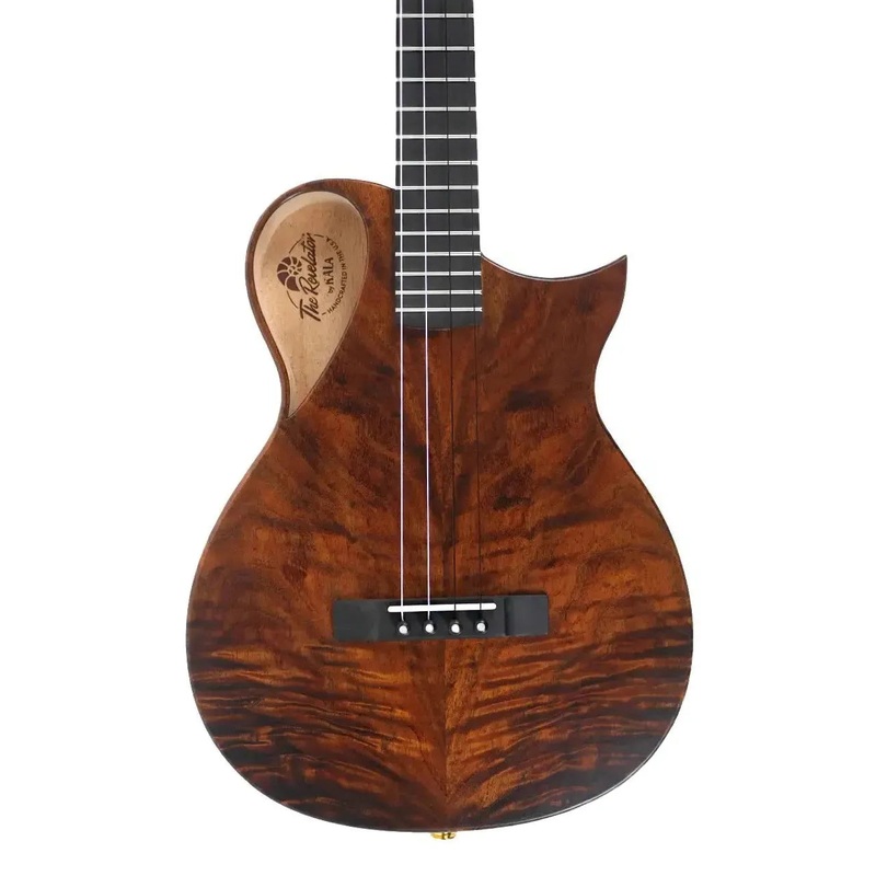 Kala NS-KOA-B Revelator Nautilus Hawaiian Koa Baritone Ukulele w/ Pickup