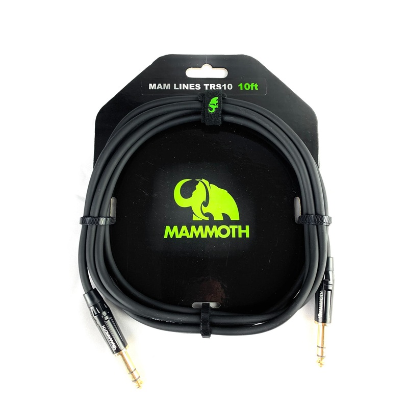 Mammoth MAM LINES TRS10 Audio Cable - TRS-TRS - 10ft