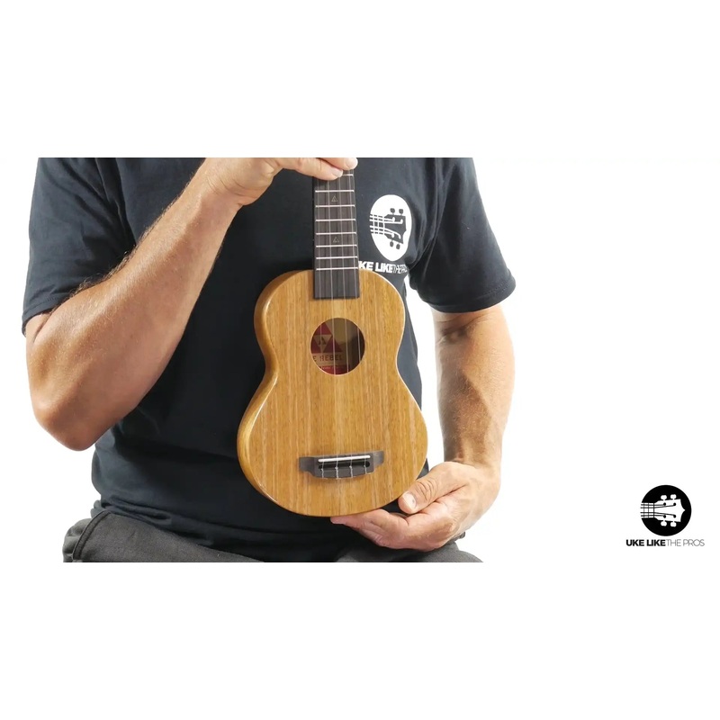 Rebel Creme Brulee Soprano Ukulele Mango "Mini T-Rex"