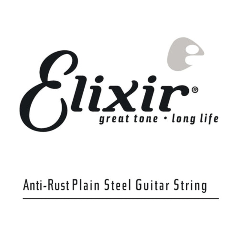 Elixir 13016 Anti-Rust Plain Steel Single String