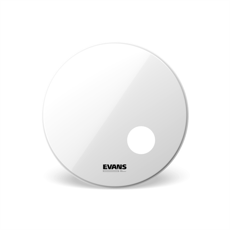 Evans 22" EQ3 Resonant Bass Drum Head - Smooth White