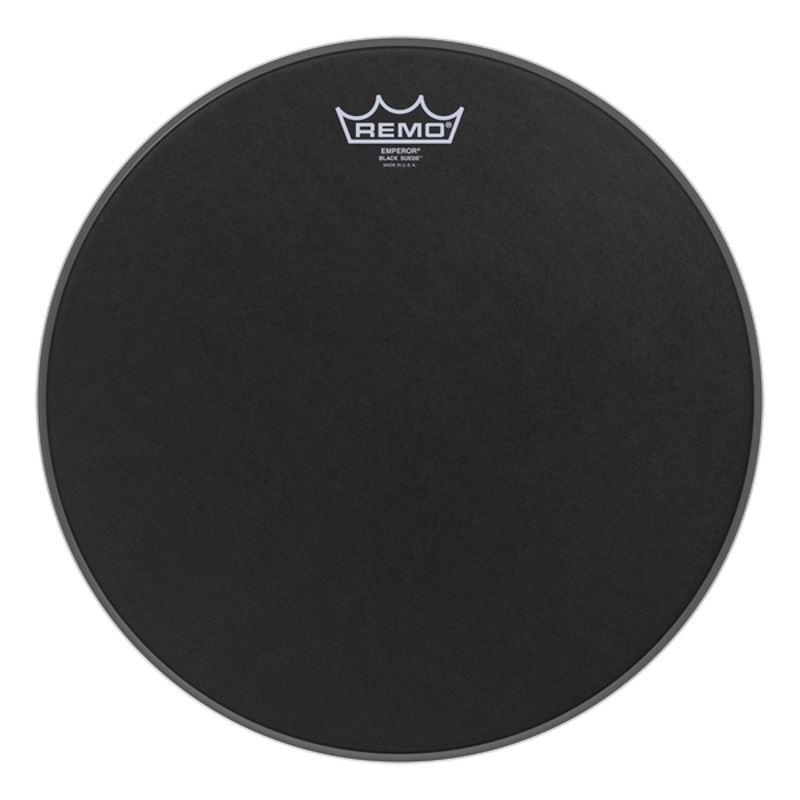 Remo Batter Black Suede Emperor Combo Drum Head