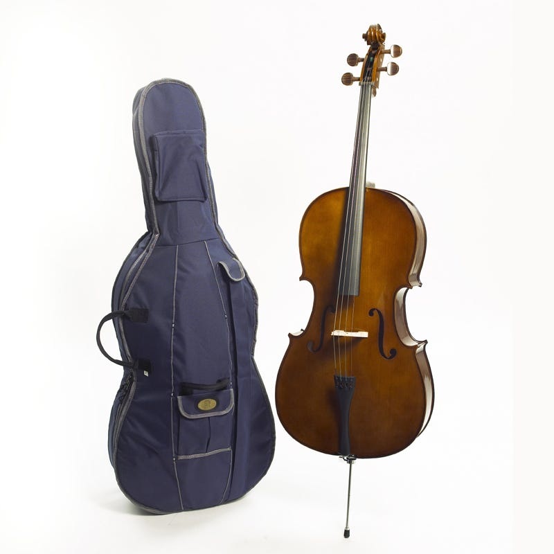 Stentor Student I 4/4 Size Cello Outfit - Antique Chestnut
