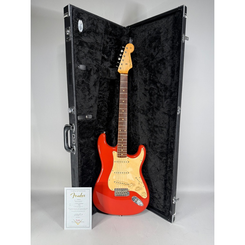 2002 Fender Custom Shop Stratocaster Jason Davis Master Built | Fiesta Red Finish W/HSC