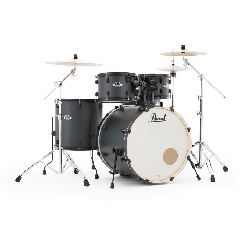 Pearl Export EXX 5-Piece Drum Kit 22" Bass Drum Graphite Slate Black Hardware + HWP-834 + Sabian PX Cymbal Pack (EXX725SNBR/B866)