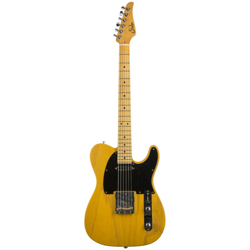 Suhr Classic T Antique Electric Guitar - Trans Butterscotch MN