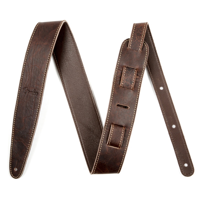 Fender Artisan 2" Crafted Leather Strap, Brown