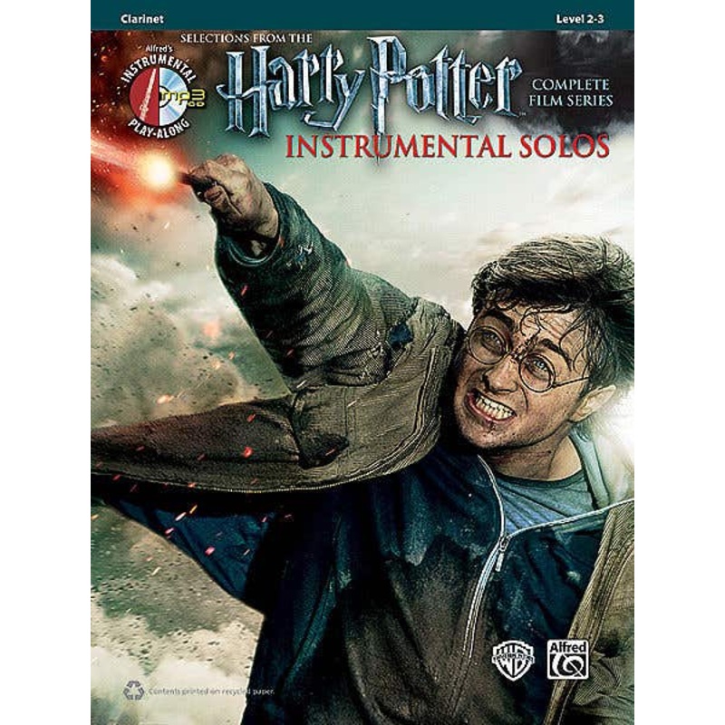 Harry Potter Instrumental Solos Clarinet Bk/Cd