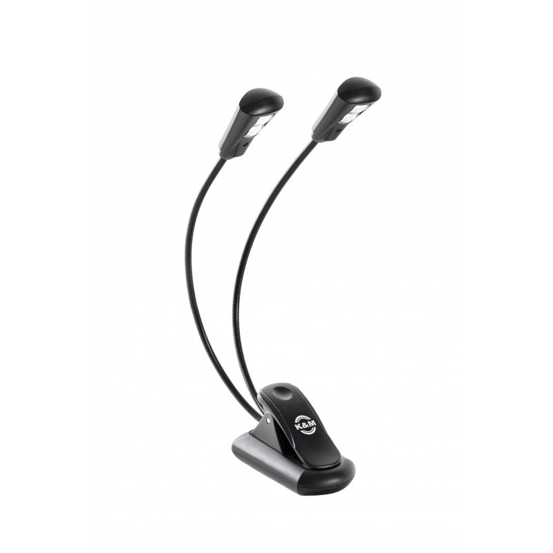 K&M 26731 Rechargable Dual LED Music Stand Light
