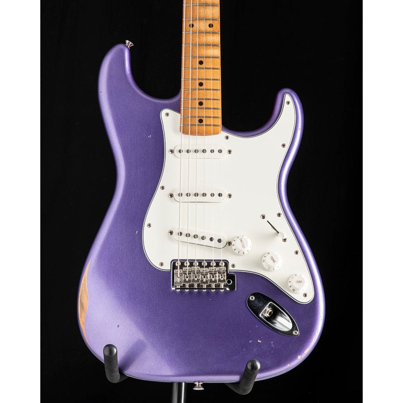 Used Fender Vintera Road Worn Mischief Maker Stratocaster Metallic Purple