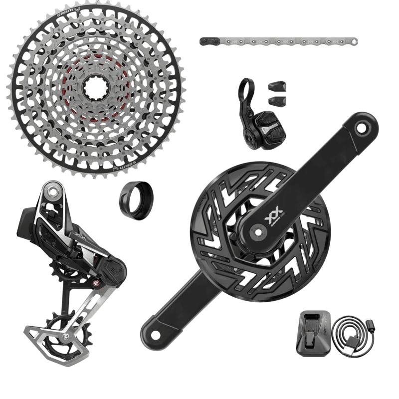 SRAM XX T-Type PEDAL ASSIST Eagle AXS Transmission Groupset Build Kit, No Power Meter