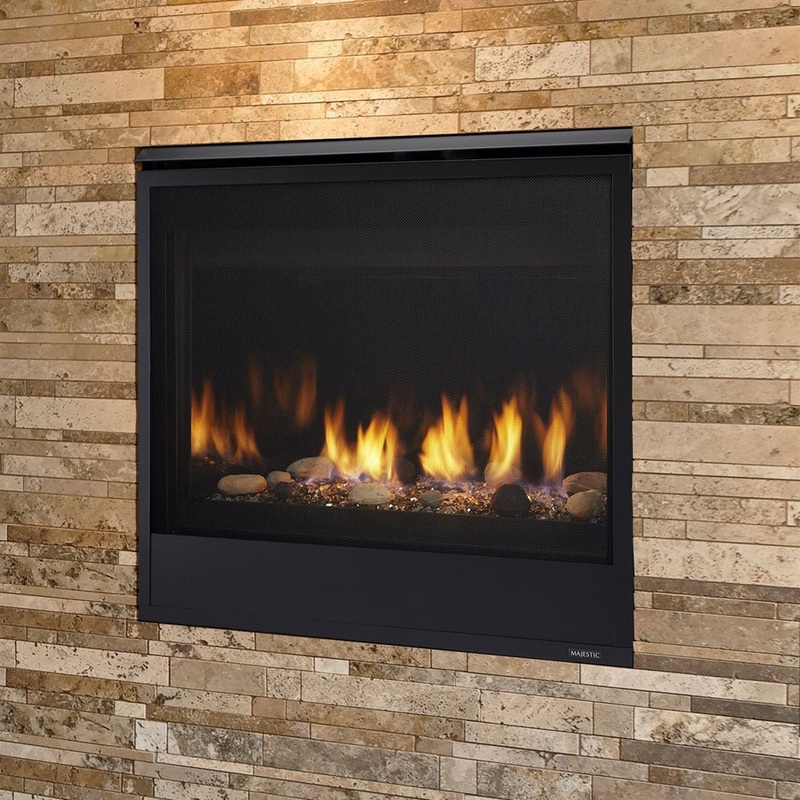 Majestic QUARTZ32 32" Direct Vent Gas Fireplace w/ Intellifire Ignition
