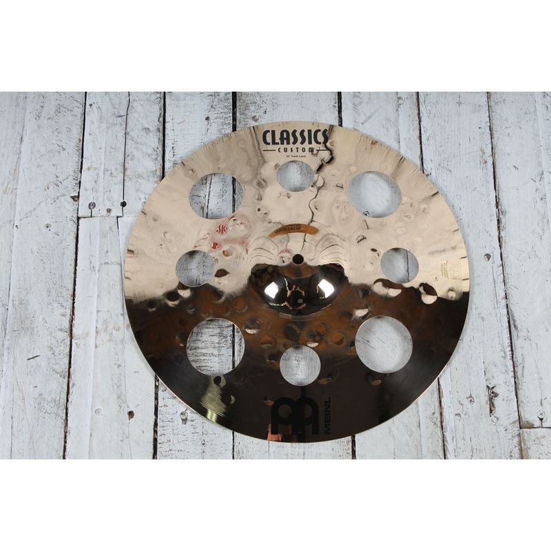 Meinl CC16TRC-B Classics Custom 16 Inch Brilliant Trash Crash Drum Cymbal