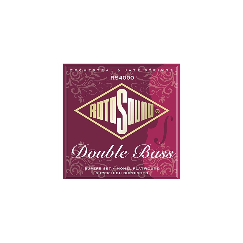 Rotosound RS4000M Superb Nylon/Monel Flatwound Double Bass Set