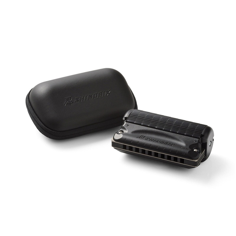 Suzuki SHINOBIX 10-hole diatonic harmonica set with silencer & case (SNB-20)