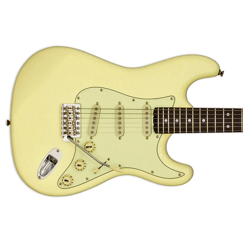 Aria STG-62 Pro II Modern Classics Electric Guitar - Vintage White