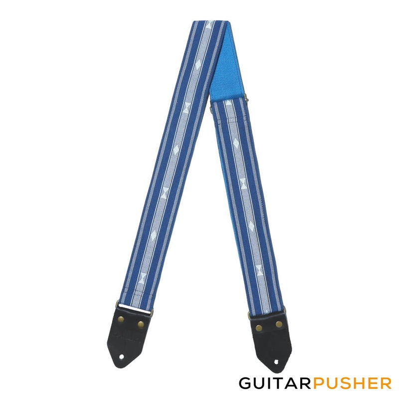 Panlipi Loom Weave Audrey SAG07 Guitar Strap - Navy Blue