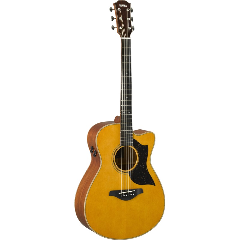 Yamaha AC5M All-Solid Concert Acoustic/Electric Guitar - Vintage Natural