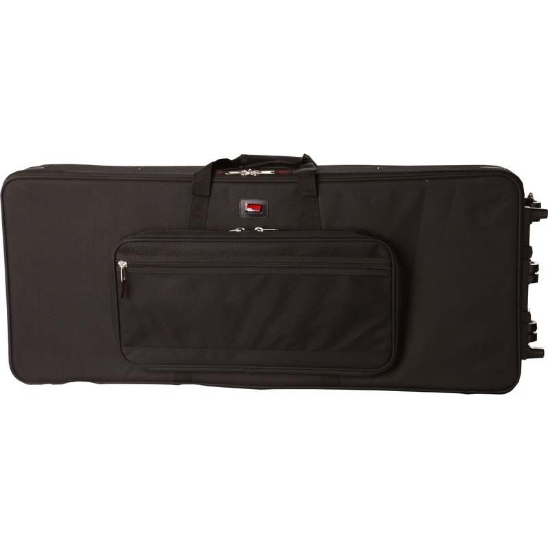 Gator GK-61-SLIM Lightweight 61-Note Slim Keyboard Case w/ Wheels