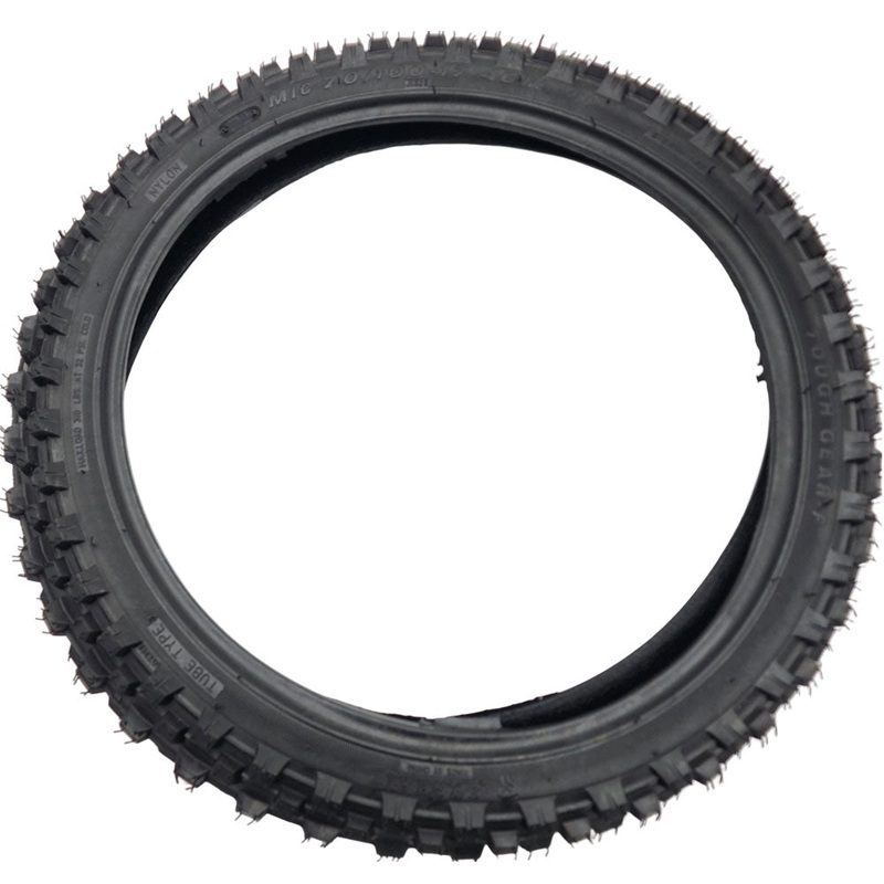 MotoTec Replacement FRONT TIRE 70/100-17 for 5000W PRO Dirt Bike