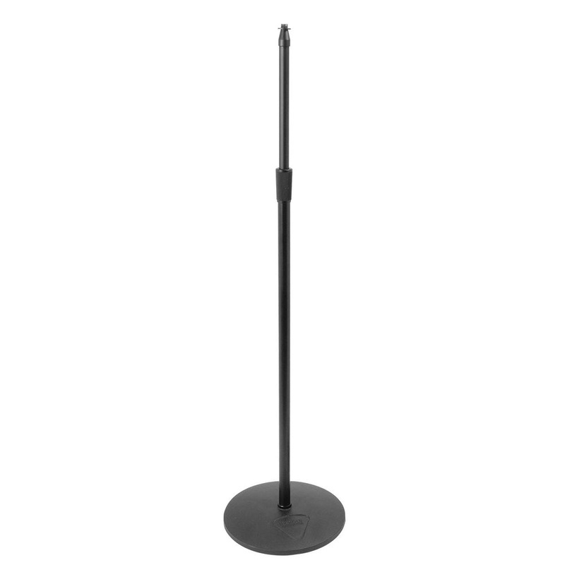 On-Stage Heavy Duty Low Profile Mic Stand with 12 Base