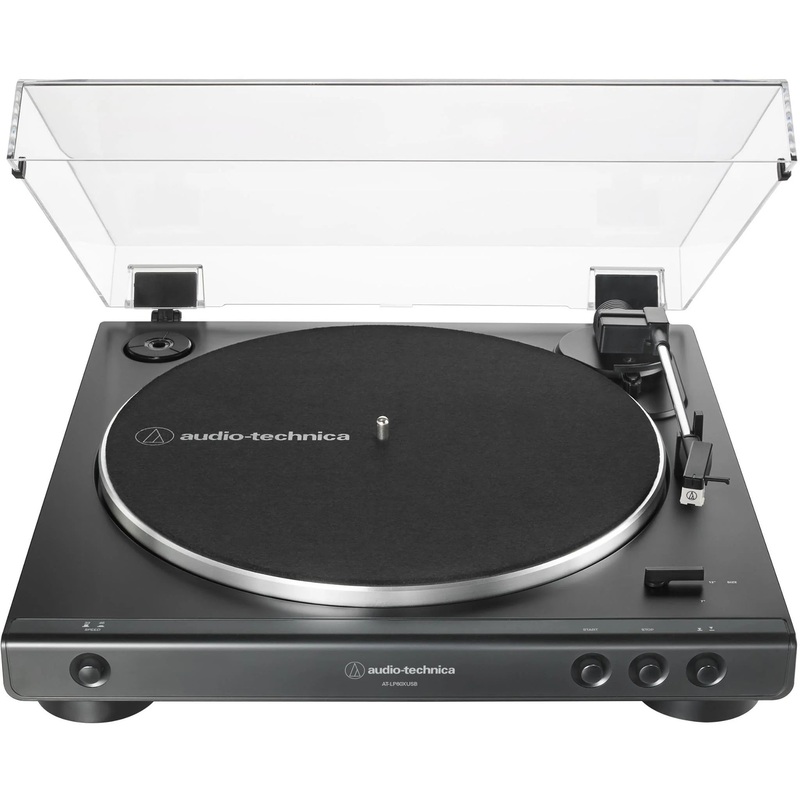 Standard Belt Drive Turntable Black with Bluetooth