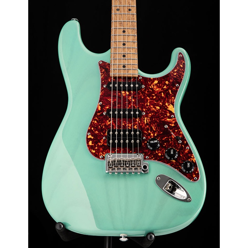 Used Suhr Limited Edition Classic S Paulownia Trans Seafoam Green