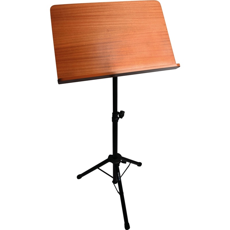 B-stock Quiklok MS332 Orchestra Sheet Music Stand with Removable Wood Music Holder