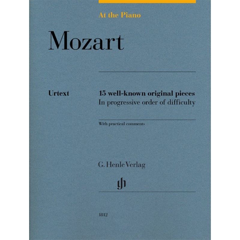 Mozart At The Piano 15 Well-Known Original Piece