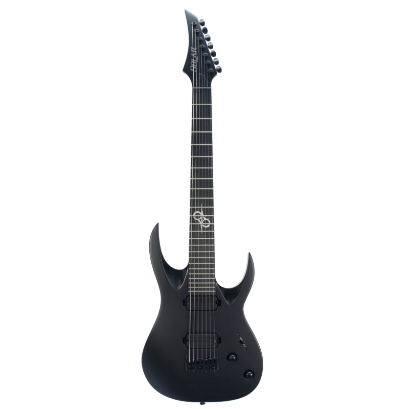 Solar A2.7C 7-String Electric Guitar - Black Matte