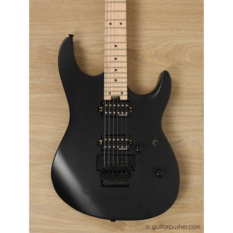 Vintage V6 Floyd Rose Reissue Electric Guitar - Matte Black