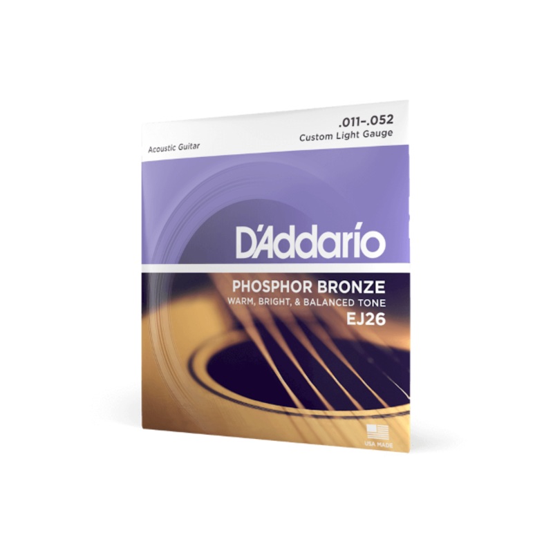 DAddario Phosphor Bronze 11-52 Acoustic Guitar Strings
