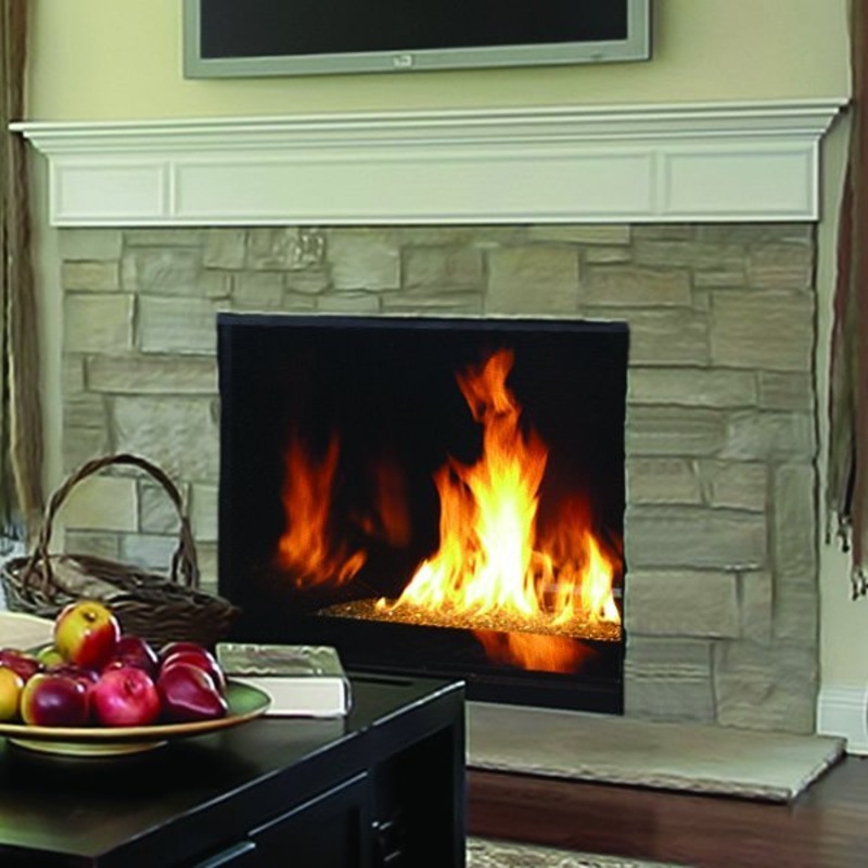 Superior DRC6300 40" Contemporary Direct Vent Fireplace w/Barrier Screen