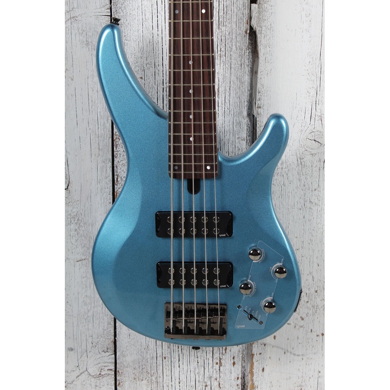 Yamaha TRBX305 5 String Electric Bass Guitar w EQ Active Circuitry Factory Blue