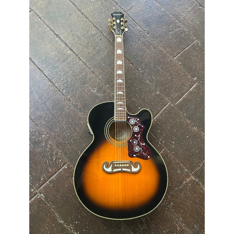2013 Epiphone EJ-200CE Vintage Sunburst