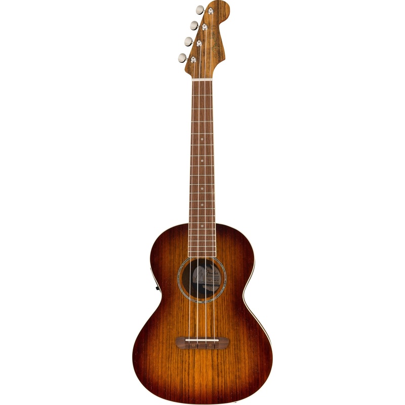Fender Rincon Tenor Ukulele Acoustic-Electric Aged Cognac Burst w/Gig Bag