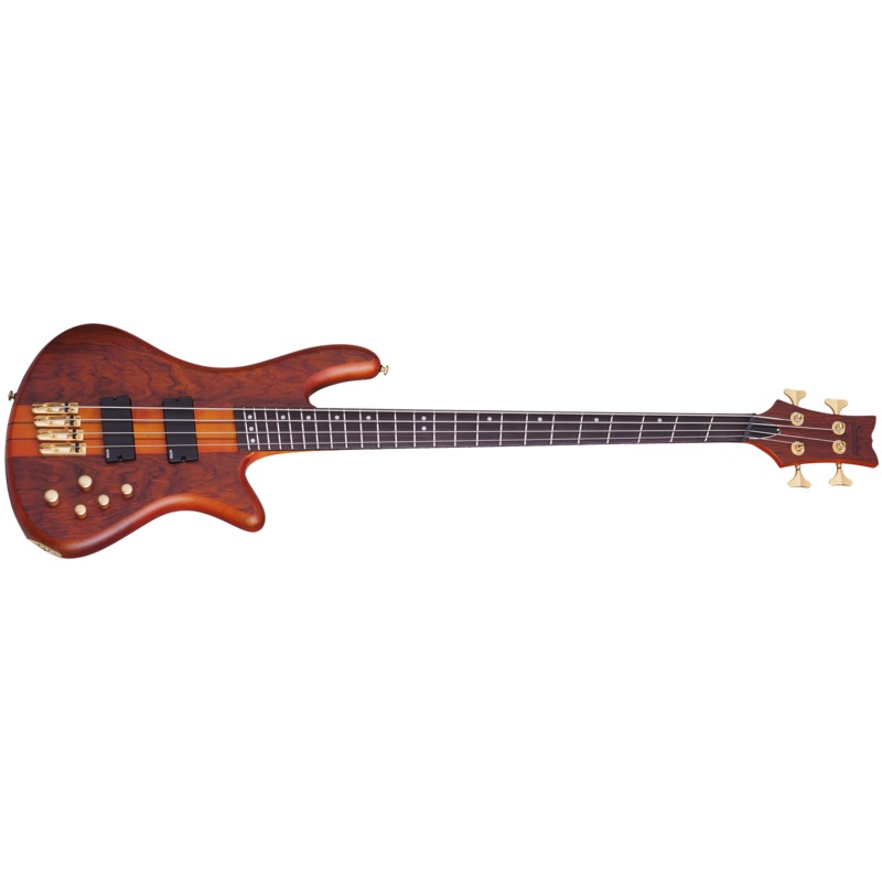 Schecter Stiletto Studio Fanned Fret Bass in Honey Stain SKU 2793-SHC