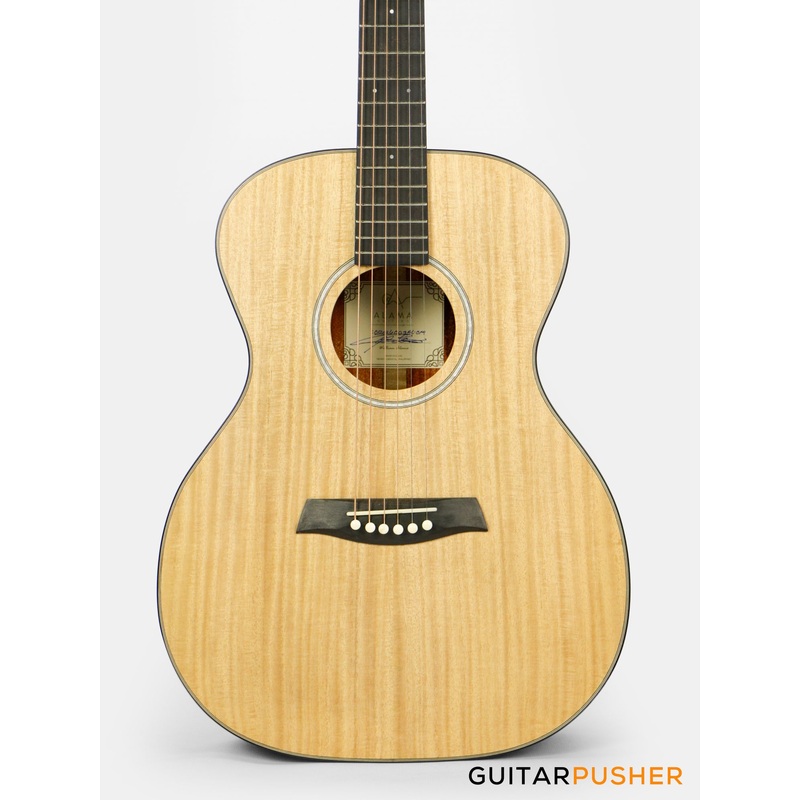 Alama OM All-Solid Wood Gmelina/Philippine Mahogany Acoustic Guitar - Natural