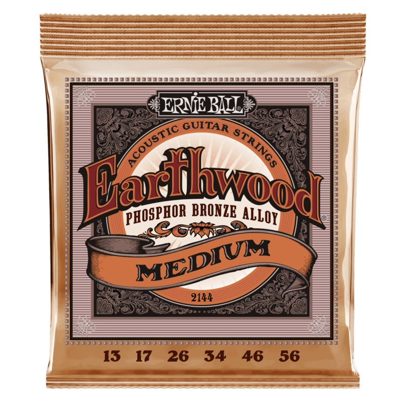 Ernie Ball Earthwood Acoustic Guitar String Set - Medium - 13/56