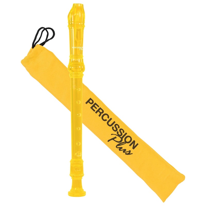 Percussion Plus descant recorder - Transparent yellow (PP916)