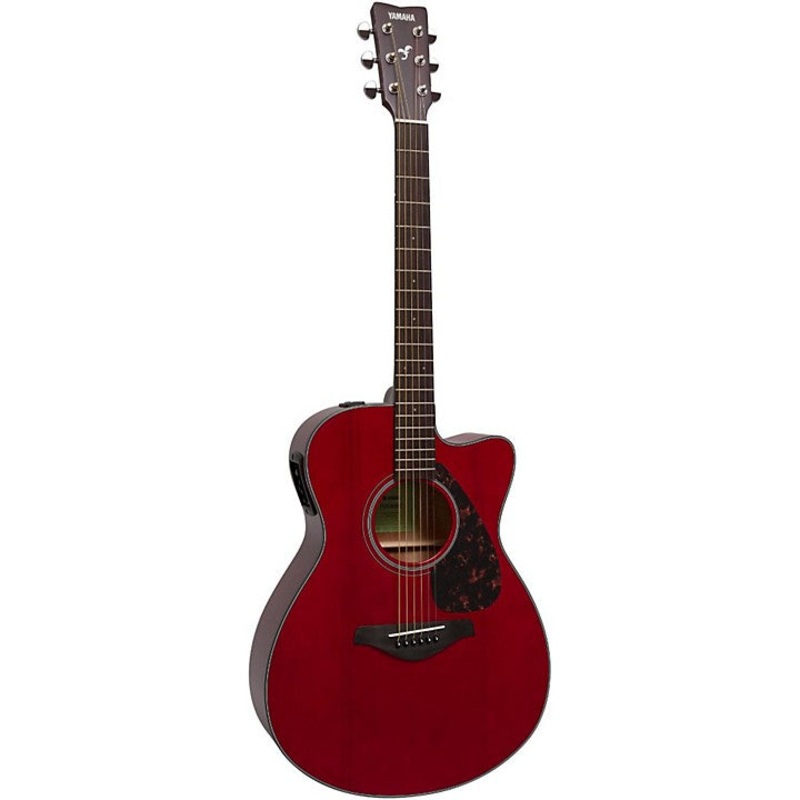 Yamaha FSX800C Small Body Acoustic-Electric in Ruby Red
