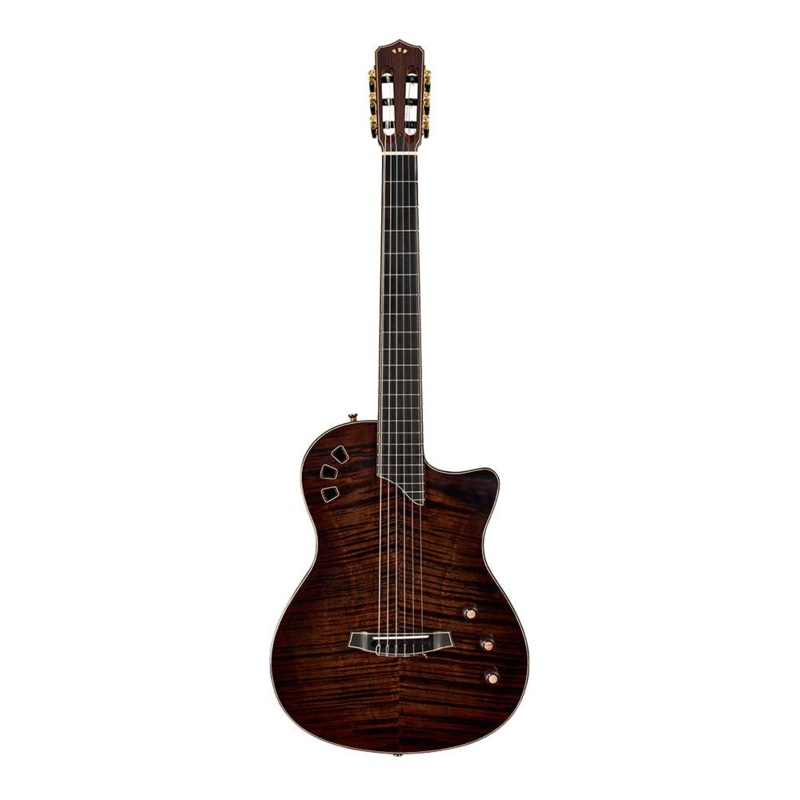 Cordoba Stage Artist Fusion Thinline Electric Classical Guitar - Habano Burst